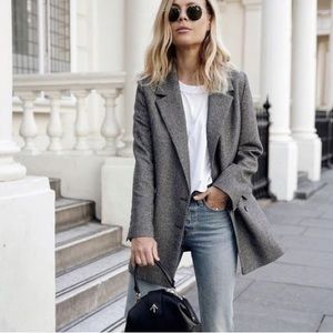 LkNew BITTEN Oversized Gray Metallic Blazer XXL